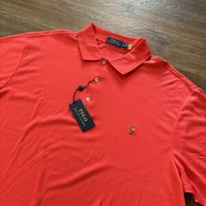 NWT Polo Ralph Lauren Red Classics‎ Polo Flesh Pony Men's Size XLT Preppy